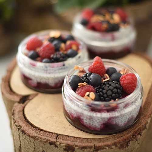 Berries Chia Overnight